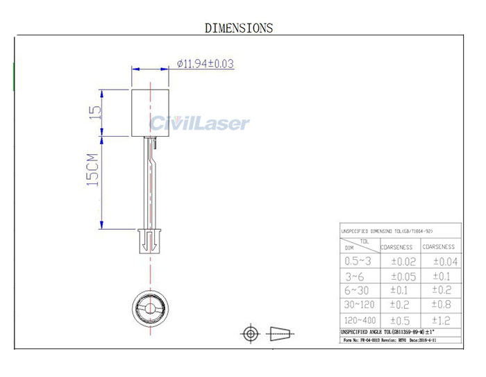 445nm laser module